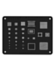 WYLIE CPU BGA Reballing Stencil for iPad 6 / Mini 4 / Air 2 (Black) (Not Returnable)