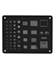 WYLIE CPU BGA Reballing Stencil for iPhone 8 / 8 Plus / X (Black) (Not Returnable)
