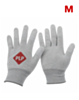 Antistatic Carbon Fiber Gloves / PU Coated Gloves (M)