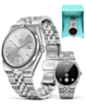 GloryFitPro Smart Watch with 1.32" AMOLED Display (SILVER) (Only Ground Shipping)