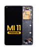 OLED Assembly with Frame for Xiaomi Mi 11 (BLACK) (Premium)