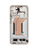 OLED Assembly with Frame for Xiaomi 14 (White) (Premium)