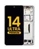 OLED Assembly with Frame for Xiaomi 14 Ultra (White) (Premium)