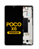 OLED Assembly with Frame for Xiaomi Poco X6 (Black) (Premium)