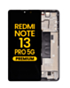 OLED Assembly with Frame for Xiaomi Redmi Note 13 Pro 5G (Black) (Premium)
