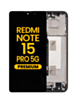 OLED Assembly with Frame for Xiaomi Redmi Note 15 Pro 5G (Black) (Premium)