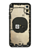 Back Housing Frame with Small Components Pre-Installed for iPhone XR (NO LOGO) (BLACK)