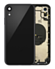 Back Housing Frame with Small Components Pre-Installed for iPhone XR (NO LOGO) (BLACK)