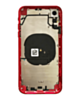 Back Housing Frame with Small Components Pre-Installed for iPhone XR (NO LOGO) (RED)