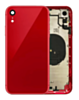 Back Housing Frame with Small Components Pre-Installed for iPhone XR (NO LOGO) (RED)