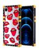 Square Case with Mirror Design - Style 10 for iPhone XR (Only Ground Shipping)