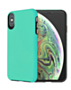 Shock Absorption Protective Dual Layer Case - TEAL for iPhone XS Max (Only Ground Shipping)