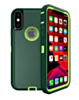Heavy Duty Case for iPhone XS Max (DARK GREEN & LIGHT GREEN) (Only Ground Shipping)