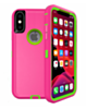 Heavy Duty Case for iPhone XS Max (HOT PINK & GREEN) (Only Ground Shipping)