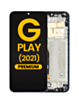 LCD Assembly with Frame for Motorola Moto G Play (XT2093 / 2021) (BLUE) (Premium)