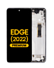 OLED Assembly with Frame for Motorola Edge 2022 (XT2205-1) (BLACK) (Premium)