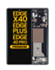 OLED Assembly with Frame for Motorola Edge X40 5G (XT2301-5 / 2023) / Edge Plus (XT2301-1 / 2023) / Edge 40 Pro (XT2301-4 / 2023) (BLACK) (Premium)