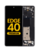 OLED Assembly with Frame for Moto Edge 40 (XT2303-3 / 2023) (ECLIPSE BLACK) (Premium)