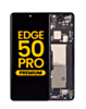 OLED Assembly with Frame for Motorola Moto Edge 50 Pro (XT2403 / 2024) (BLACK BEAUTY) (Premium)