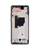 OLED Assembly with Frame for Motorola Edge (XT2405 / 2024) (BLACK) (Premium)
