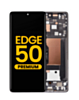 OLED Assembly with Frame for Motorola Moto Edge 50 (XT2407-3 / 2024) (KOALA GRAY) (Premium)
