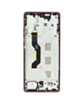 OLED Assembly with Frame for Motorola Moto G85 (XT2427-3 / 2024) (VIVA MAGENTA) (Premium)