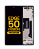 OLED Assembly with Frame for Motorola Moto Edge 50 Fusion 5G (XT2429 / 2024) (FOREST BLUE) (Premium)