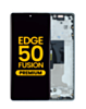 OLED Assembly with Frame for Motorola Moto Edge 50 Fusion 5G (XT2429 / 2024) (MARSHMALLOW BLUE) (Premium)