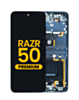 Main OLED Assembly with Frame for Motorola Moto Razr 50 (XT2453 / 2024) (Koala Gray) (Premium)