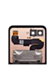 Outer OLED Assembly without Frame for Motorola Razr 2024 / Razr 50 (XT2453 / 2024) /Razr 2025 / Razr 60 (XT2553 / 2025) (Premium)