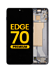 OLED Assembly with Frame for Motorola Edge 70 (XT2601 / 2025) (Gadget Gray) (Premium)