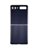 Back Glass with Camera Lens & Adhesive for Galaxy Z Flip 5G F707 (NO LOGO) (PHANTOM BLACK)