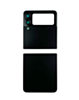 Back Glass for Galaxy Z Flip 3 F711 (2 Piece Set) (NO LOGO) (BLACK)