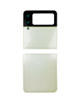 Back Glass for Galaxy Z Flip 3 F711 (2 Piece Set) (NO LOGO) (CREAM)