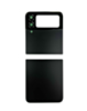 Back Glass for Galaxy Z Flip 4 F721 (2 Piece Set) (NO LOGO) (BLACK)