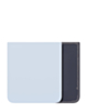 Bottom Back Cover for Galaxy Z Flip 6 F741 (NO LOGO) (BLUE)