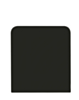 Bottom Back Cover for Galaxy Z Flip 7 FE F761 (NO LOGO) (BLACK)