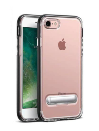 Ultra Hybrid Air Cushion Case with Magnetic Kickstand - BLACK for iPhone 8P / 7P (Only Ground Shipping)
