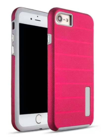 Innovative Hybrid Design Dual Pro Case - PINK for iPhone 8P / 7P (Only Ground Shipping)