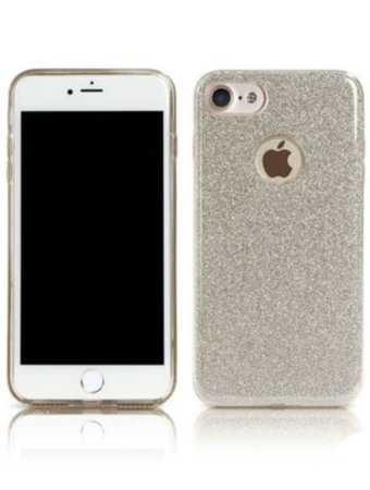 Shiny Film Material Innovation TPU Case - SILVER for iPhone 8P / 7P (Only Ground Shipping)