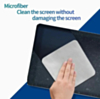 Soft Fiber Polishing Cloth for Apple Screens (16cm / 16cm) Washable and Reusable (Not Returnable)