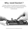 QianLi iSocket (4in1) Motherboard Layered Test Frame for iPhone 13 Mini / 13 / 13P / 13 PM
