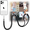 Mobile Phone Straps w/Card Holder - BLACK (Only Ground Shipping)