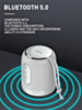 LDNIO BTS12 (2000 mAh) Bluetooth 5.0 Wireless Speaker (SILVER) (Only Ground Shipping)