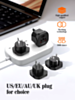 LDNIO Z7 Power Strip Travel Adapter UK to US/EU/AU (Only Ground Shipping)