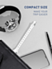 LDNIO LS50 USB A-L Non-MFI TPE Bracelet Charging Cable (WHITE) (0.5ft) (12W) (Only Ground Shipping)