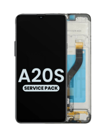 LCD Assembly with Frame for Galaxy A20s (A207 / 2019) (Service Pack)