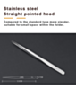 BAKU I5-SS-SA Non-Magnetic Stainless Steel Tweezers