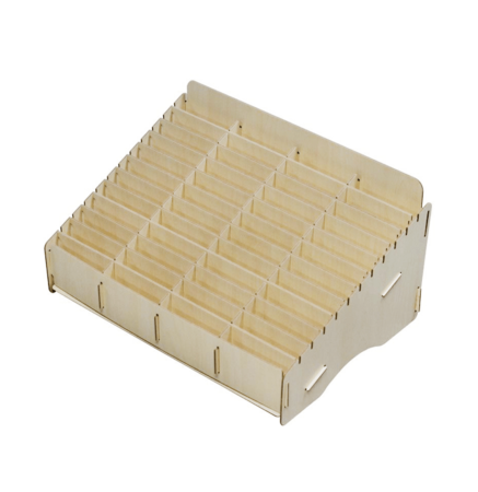 Wooden Mobile Phone Storage Box (48 Slots) (Only Ground Shipping)