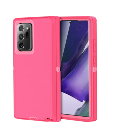 Heavy Duty Case for Galaxy Note 20 Ultra (HOTPINK) (Only Ground Shipping)